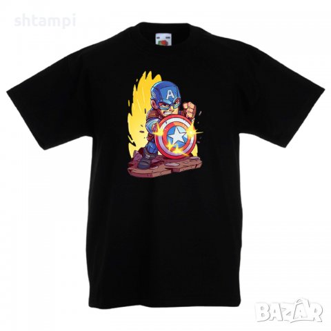 Детска тениска Marvel Captain America 2 Игра,Изненада,Подарък,Геймър,, снимка 2 - Детски Блузи и туники - 36716531