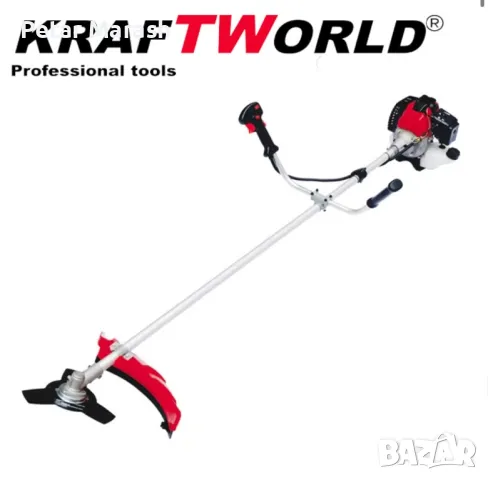 Бензинов Тример за Трева KraftWorld + 9 ПОДАРЪКА, снимка 2 - Други инструменти - 50432260