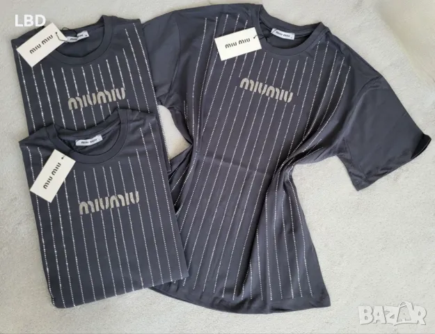 Дамски тениски овърсайз Miu Miu, снимка 1