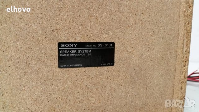 Тонколони Sony SS-G101, снимка 5 - Тонколони - 27255911