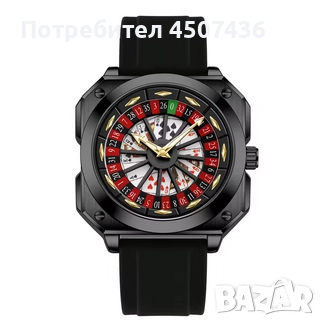 VA VA VOOM спортен часовник с функция за рулетка,силиконова каишка, светещ квадратен циферблат,3ATM, снимка 7 - Мъжки - 52746469