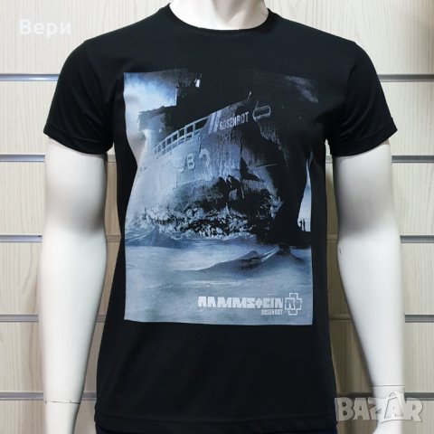 Нова мъжка тениска с дигитален печат на музикалната група RAMMSTEIN - Rosenrot, снимка 1 - Тениски - 28166726