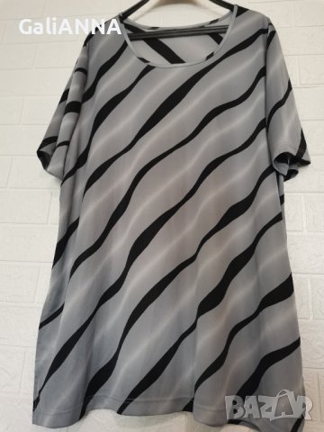 СТРАХОТНА И ЕФЕКТНА ТУНИКА РАЗМЕР 3XL, снимка 4 - Туники - 38097944