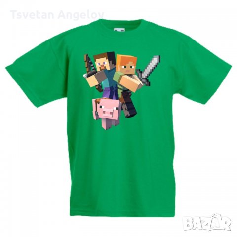 Детска тениска майнкрафт Minecraft 2, снимка 2 - Детски тениски и потници - 32697655