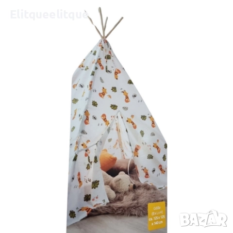 Детска типи палатка от плат за игра, почивка или четене, снимка 4 - Други - 52241214