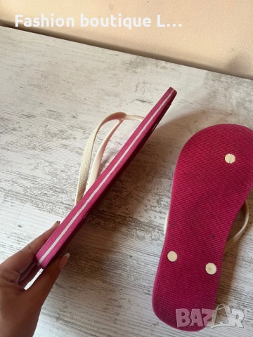 Mistral женски джапанки 40 / 41 номер в цикламен цвят с бяло лого 🩷, снимка 3 - Джапанки - 53120461