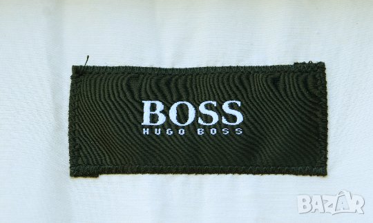 HUGO BOSS мъжки пролетен шлифер яке бежов памук и полиуретан копчета корозо, снимка 6 - Якета - 33334285