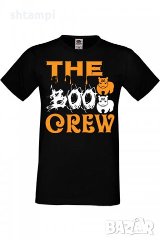 Мъжка тениска The Boo Crew 2,Halloween,Хелоуин,Празник,Забавление,Изненада,Обичаи,, снимка 2 - Тениски - 38131219