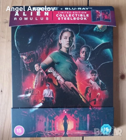 Alien Romulus (2024) 4K Blu-ray Limited Edition Steelbook цена 75лв(38,46€) без български субтитри
