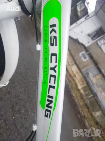 Сгъваем велосипед KS CUCLING CLASSIC Folding Bicycle 20 цолови капли. Внос от Германия. Лека алумини, снимка 6 - Велосипеди - 48431997