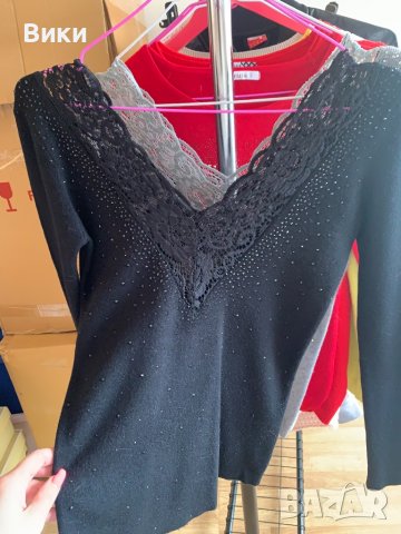 Нова блуза в три цвята, снимка 7 - Блузи с дълъг ръкав и пуловери - 39547095