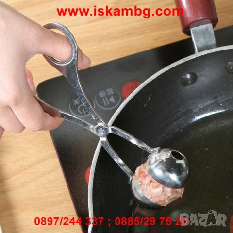 Уред за правене на топчета от кайма - код 2229 - МЕТАЛЕН, снимка 4 - Други - 26721341