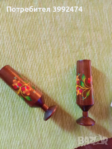 Сувенирни дървени чашки, от Киев, снимка 4 - Декорация за дома - 51434267