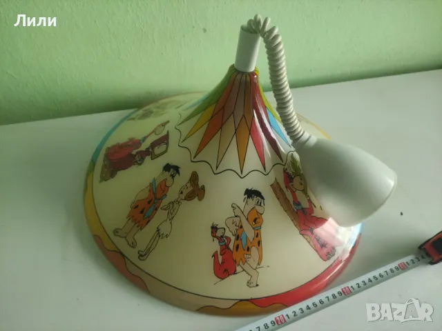 Ретро лампа за таван за детска стая" Флинтстоун", снимка 2 - Лампи за таван - 47564657