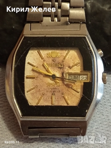 Оригинален колекционерски часовник ORIENT CRISTAL работи за ЦЕНИТЕЛИ 51557
