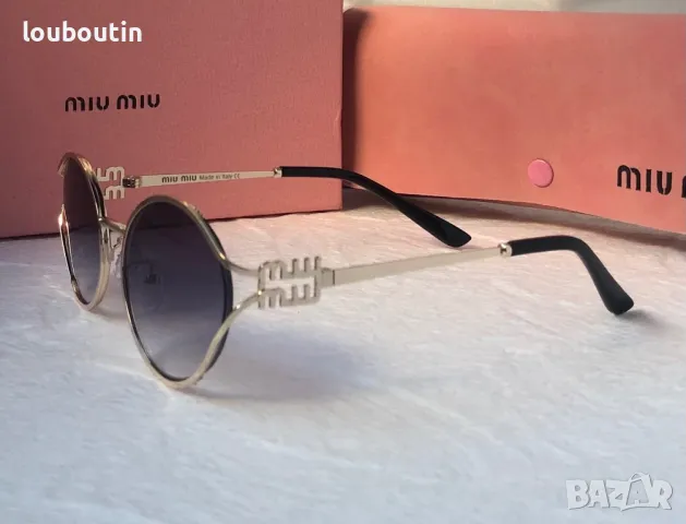 Miu 2024 дамски слънчеви очила елипса овални кръгли 4 цвята, снимка 15 - Слънчеви и диоптрични очила - 47930800