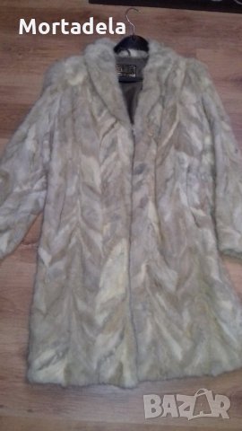 Дамско палто естествен косъм