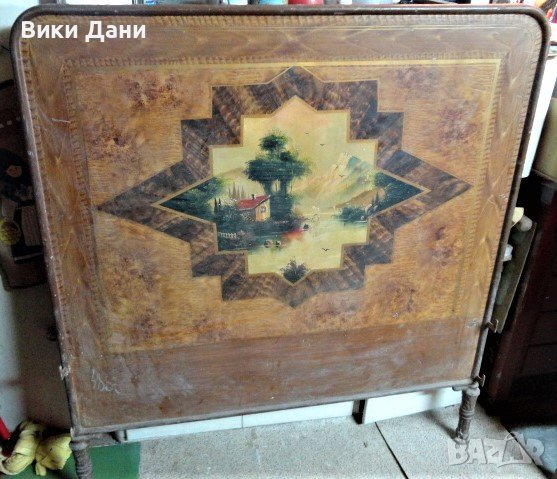 предна и задна ТАБЛИ ръчно рисувани МЕТАЛНО Легло Маркирано, снимка 3 - Антикварни и старинни предмети - 36878305