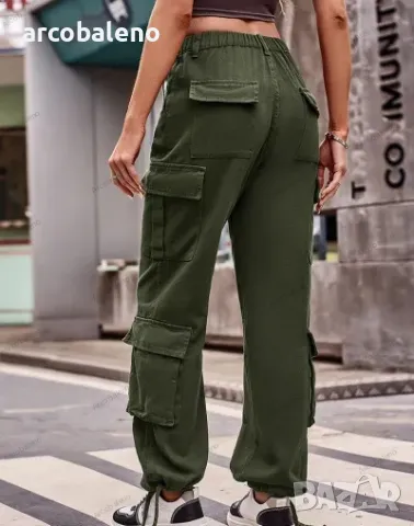 Нов дамски ежедневен панталон със свободен дизайн, 5цвята , снимка 7 - Панталони - 48816749