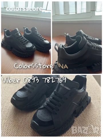 Дамски черни маратонки Dolce&Gabbana/VL147x