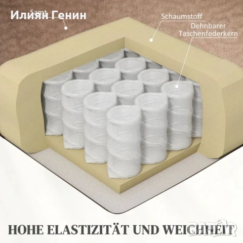 HOMCOM Повдигащ се стол с функция за масаж, снимка 6 - Дивани и мека мебел - 53503839