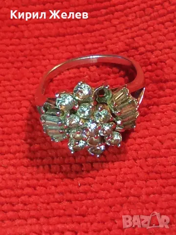 РАЗКОШЕН АВТОРСКИ СКЪПОЦЕНЕН СРЕБЪРЕН ПРЪСТЕН МАРКОВО СРЕБРО NF 925 с КАМЪНИ МОЙСАНИТ и ЦИРКОН 46791, снимка 13 - Пръстени - 46447745