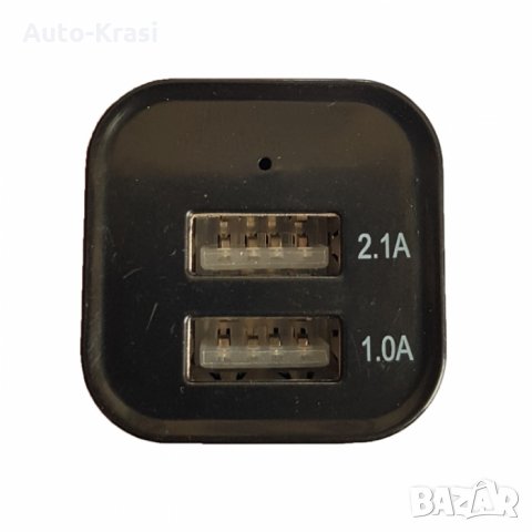 Универсално USB зарядно за кола с два USB порта  - 46019, снимка 2 - Аксесоари и консумативи - 32630021
