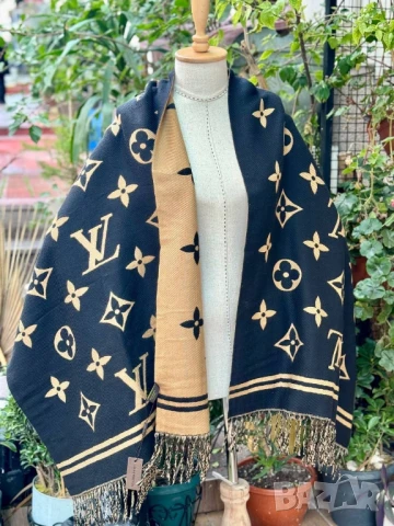 кашмирен шал gucci louis vuitton 