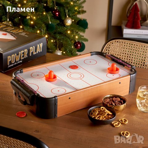 Настолна игра, маса въздушен хокей Air hockey 51x31x10cm, снимка 1 - Игри и пъзели - 43164621