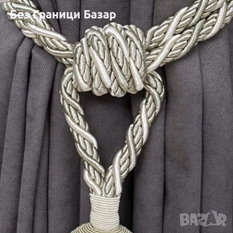 Нови декоративни въжени топки за завеси изтънчен домашен декор, снимка 6 - Декорация за дома - 43666828