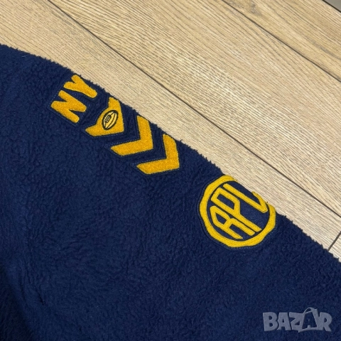 Колежанско яке Polo Ralph Lauren Pile Fleece Letterman | M размер, снимка 5 - Якета - 52661522