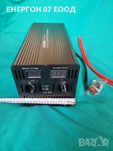 Инвертор Висок клас 4000w/8000w 24v - 220v ПЪЛНА СИНУСОИДА Солар батер, снимка 5 - Мрежови адаптери - 36687193