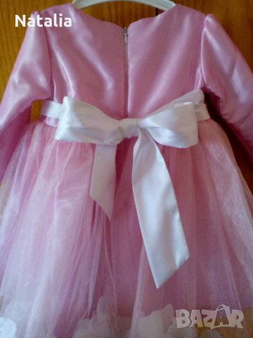 Красива рокличка за принцеса от тафта, снимка 5 - Бебешки рокли - 27305702
