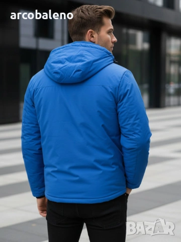 Мъжко зимно яке с качулка, 3цвята , снимка 11 - Якета - 53089552