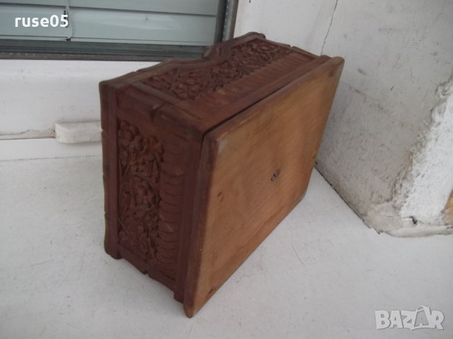 Кутия за свиване на цигари дървена резбована, снимка 9 - Други ценни предмети - 35573042
