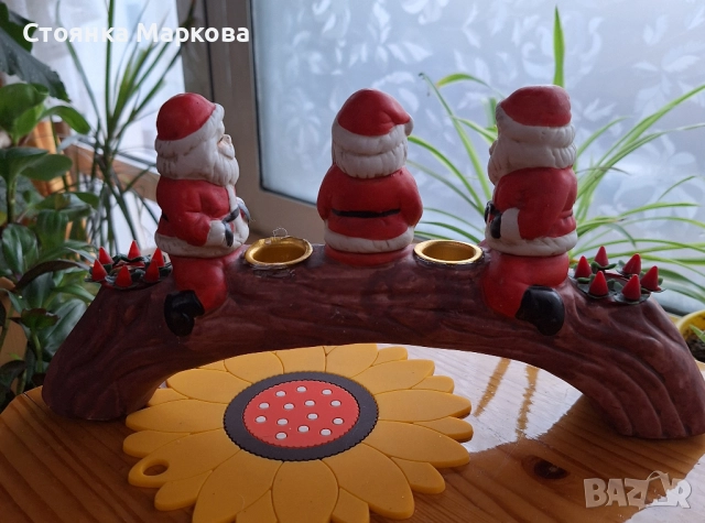 Коледен свещник , снимка 3 - Коледни подаръци - 52654622