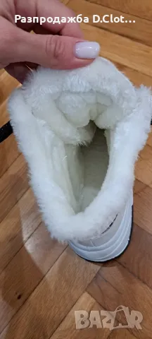Бели зимни боти с пух 39 номер, снимка 7 - Дамски боти - 39835713