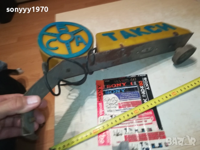 ТАКСИ-РЕТРО ТАБЕЛА 0812251516, снимка 9 - Антикварни и старинни предмети - 52691372