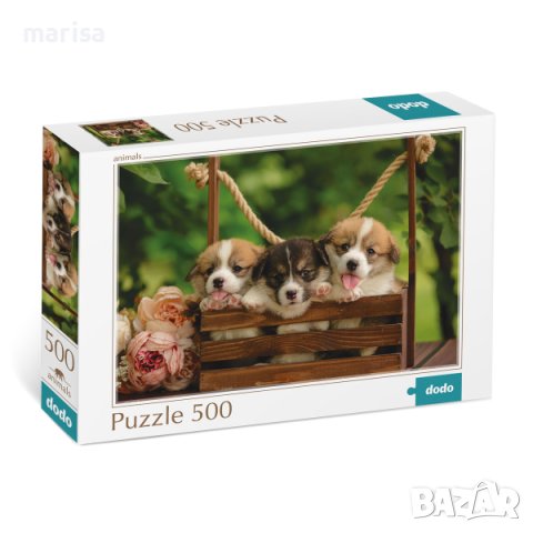 Пъзел Welsh corgi puppies Dodo, 500 части Код: 300535D, снимка 1