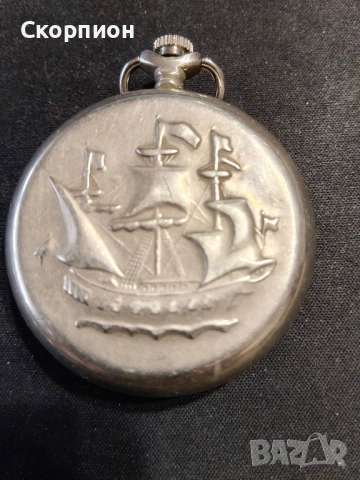 Джобен часовник - Молния - СССР - КОРАБ - Промоция, снимка 9 - Джобни - 51389541