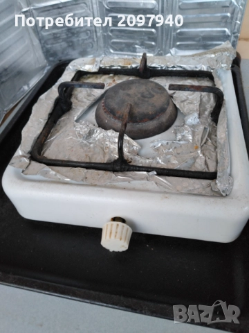 Газов котлон с газова бутилка 