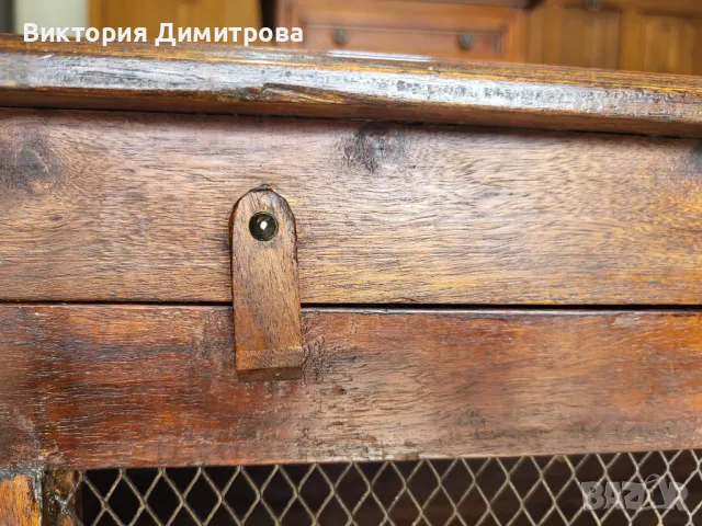 Старинен ТВ шкаф, снимка 5 - Шкафове - 47676022