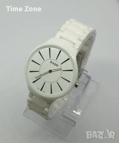 Rado True Thinline 39mm White Ceramic White Dial Дамски от Недраскаема Керамика, снимка 9 - Дамски - 47991966