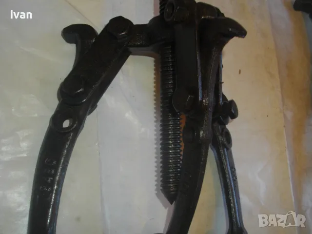 Немска СТАРО КАЧЕСТВО ТРИРАМЕННА СКОБА ЗА ВАДЕНЕ НА ЛАГЕРИ S45C 100, снимка 7 - Други инструменти - 47506929