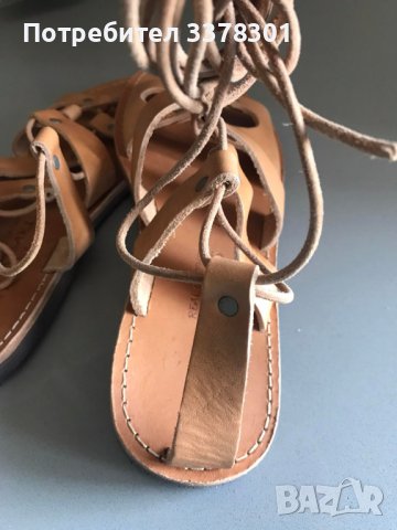 Сандали от естествена кожа Klimatsakis, снимка 3 - Сандали - 37145073