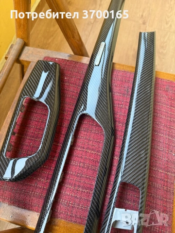 *Carbon* Интериорни лайсни за Audi A4/S4/RS4 A5/S5/RS5, снимка 3 - Части - 53266454