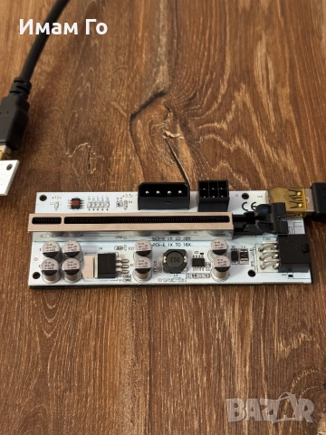 Premium PCI-E Riser VER 010-X – Екстендър за Видео Карти (Mining / Gaming)