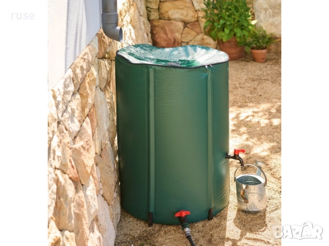 НОВ! Резервоар за дъждовна вода сгъваем 250л, снимка 9 - Градинска техника - 51693534
