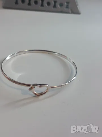 Сребърна гривна 925, снимка 2 - Гривни - 50393316