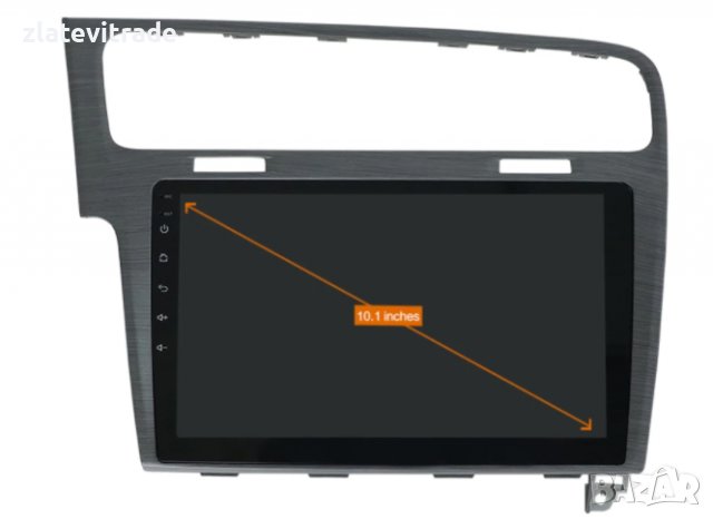 VOLKSWAGEN GOLF 2013–2020 Андроид НАВИГАЦИЯ 10'' ЧЕРЕН (GLOSSY), 9396, снимка 6 - Навигация за кола - 36698543
